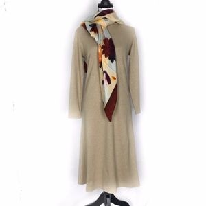 Lands' End Long Sleeve Turtle Neck Dress